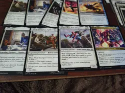 40 MtG Spider-Man Lot of White Common, Uncommon, Land, Legendary, 1 Foil SPM 045 - Image 4