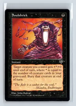 SOULSHRIEK - MTG Magic the Gathering Card - Mirage - Common - Image 1