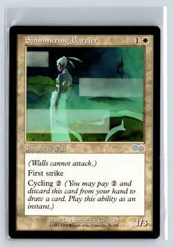 (3X) Shimmering Barrier Urza's Saga Uncommon - MTG Magic the Gathering Card - Image 3