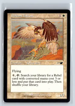 DEFIANT FALCON - MTG Magic the Gathering Card - Nemesis - Common - Image 1