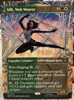 Silk, Web Weaver - Extended Art SPM NM MTG - Image 1