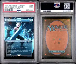 2025 MTG Secret Lair Final Fantasy Cloud's Buster Sword Foil PSA 9 MINT - Image 3