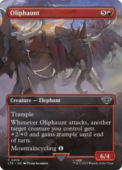 Oliphaunt (Borderless) -Foil Near Mint MTG - Image 1