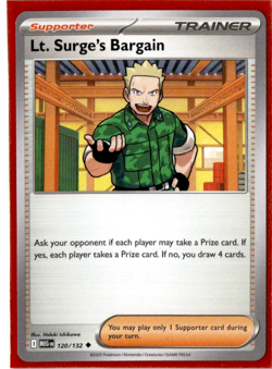 Lt. Surge's Bargain - 120/132 - Pokemon Mega Evolution - Image 1