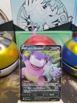Galarian Slowbro V 099/189 Ultra Rare - 2020 Pokemon Darkness Ablaze NM - Image 1