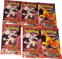 POKEMON SCARLET & VIOLET LOT (6) BOOSTER PACKS DESTINED RIVALS NISP - Image 3