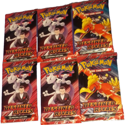 POKEMON SCARLET & VIOLET LOT (6) BOOSTER PACKS DESTINED RIVALS NISP - Image 4