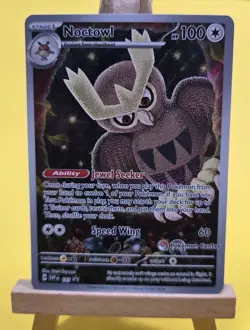 Noctowl Black Star Promo 141 - Pokemon Center Exclusive Stellar Crown - NM+ - Image 1