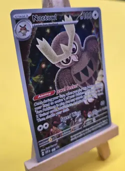 Noctowl Black Star Promo 141 - Pokemon Center Exclusive Stellar Crown - NM+ - Image 3