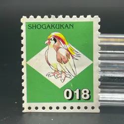 Pidgeot SHOGAKUKAN Pokemon postage stamp No.018 Japanese F/S - Image 1