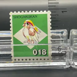 Pidgeot SHOGAKUKAN Pokemon postage stamp No.018 Japanese F/S - Image 3