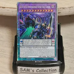 DDDD Dimensional King Arc Crisis (Starlight Rare) DOOD Yugioh Doom of Dimensions - Image 1