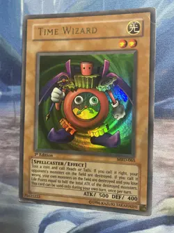 YuGiOH - Time Wizard - MRD-065 - Ultra Rare - 1st Edition • English • - Image 2