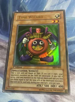 YuGiOH - Time Wizard - MRD-065 - Ultra Rare - 1st Edition • English • - Image 3
