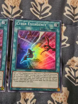 Cyber Emergency x3 - Super Rare - (GEIM) Yugioh - Image 5
