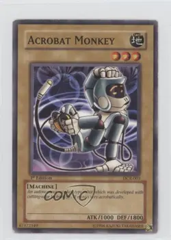 Acrobat Monkey 1st Ed. YuGiOh Dark Crisis #DCR-003 2003 READ - Image 1