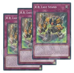 Yugioh - R.B. Last Stand x 3 - 1st Edition NM - Plus Free Holo Cards - Image 1