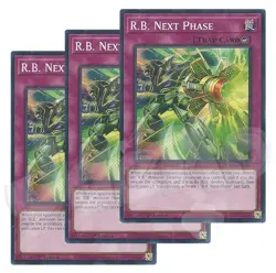Yugioh - R.B. Next Phase x 3 - 1st Edition NM - Plus Free Holo Cards - Image 1