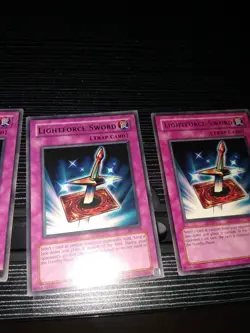 Yugioh Lightforce Sword PSV-005 Rare Unlimited X3 Light Played - Image 3