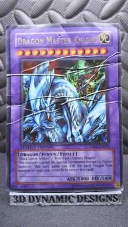 | Yugioh Dragon Master Knight UE02-EN001 Ultra Rare Ultimate Edition 2 DMG 🔥 | - Image 1