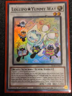 LollipoYummy Way Super Rare JUSH-EN021 Justice Hunters 1st Ed NM Yugioh - Image 1