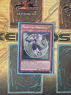 Yugioh Dracotail Phryxul DOOD-EN023 Secret Rare 1st Edition NM - Image 1
