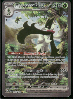 Pokemon Card - 256/193 - Paldea Evolved EN - Meowscarada ex - SIR - Image 1