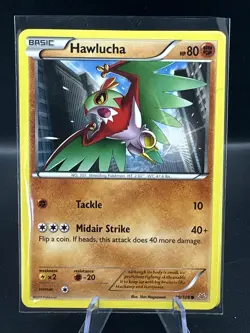 Pokemon Trading Card - Roaring Skies: Hawlucha 39/108 - Image 1