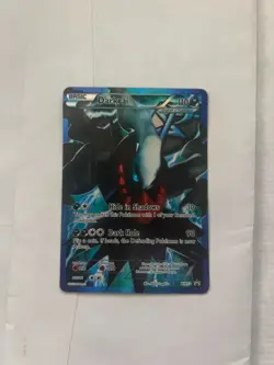 Team Plasma Darkrai Holo Full Art Pokemon Card BW73 Promo Card 2013 Used - Image 1