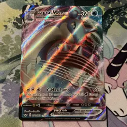 Lapras VMAX 050/202 Ultra Rare SWSH01: Sword & Shield Base Set Pokemon Card - Image 1