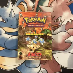 Pokemon TCG Neo Discovery Walllop Theme Deck Box EMPTY BOX ONLY (No Cards) - Image 1