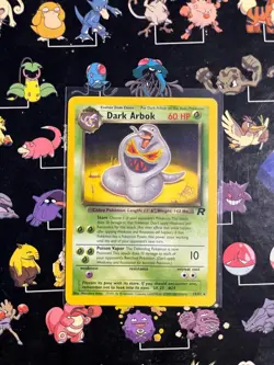 DARK ARBOK W Stamp Stamped Pokemon Card - WOTC Promo - Team Rocket 19/82 - LP - Image 1