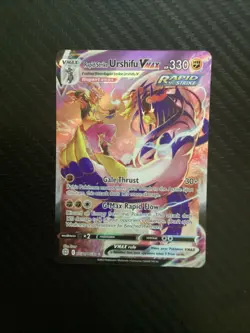 Urshifu VMAX Rapid Strike Pokemon Card - G-Max Brilliant Stars TG21/TG30 NM - Image 1