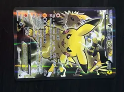 2016 Pokemon Pikachu EX Holo Black Star Promo Card #XY124 LP #1 - Image 1