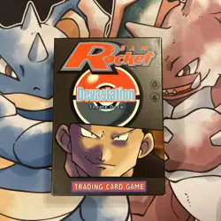 Pokemon TCG Team Rocket Devestation Theme Deck Box - EMPTY BOX ONLY (No Cards) - Image 1