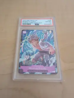 2024 ONE PIECE BANDAI CARD GAME FEST MONKEY D. LUFFY ENGLISH PROMO P-041 PSA 10 - Image 1