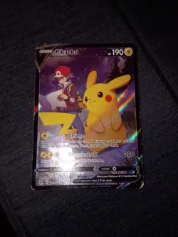 Pikachu V TG16/TG30 Swsh11 Trainer Gallery Holo Rare Pokemon Card - Image 2