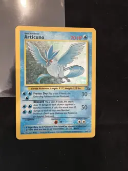 Articuno 1999 Fossil 2/62 Holo Pokemon Card Ungraded - Image 1