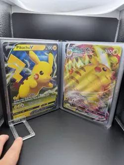 Pokemon Cards TCG JUMBO Collection Holos 34 TOTAL + Binder & Sleeves! - Image 5