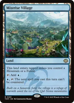 Mistrise Village - Foil - Promo Pack Light Play, English Magic the Gathering MTG - Image 1