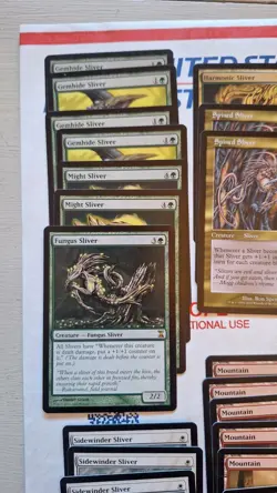 Magic The Gathering - Time Spiral Sliver Evolution + Extra Bonus Slivers NM/VLP - Image 2
