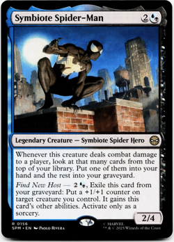Symbiote, Spider-Man [Marvel's Spider-Man] MTG Magic NM/M 💧💀 *Ships Now!* - Image 3