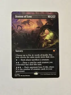 Season Of Loss - Showcase - Bloomburrow - Near Mint - MTG - Image 1