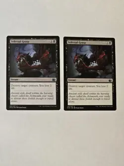 2x Infernal Grasp - Midnight Hunt - Near Mint - Magic the gathering - Image 1