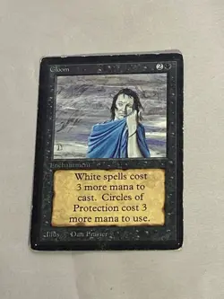 MTG Gloom Beta Magic the Gathering - Image 1