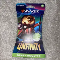 Unfinity Draft Booster Pack Brand New MTG MTG Booster Packs Sleeved - Image 1
