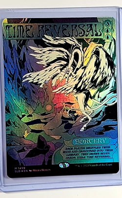 2023 MTG Magic the Gathering SLD Secret Lair Drop Poster Foil 1499 Time Reversal - Image 1