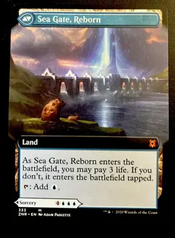 Sea Gate Restoration / Reborn (Extended Art) - Zendikar Rising - MTG ZNR M 333 - Image 2