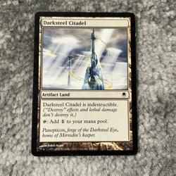 Darksteel Citadel MTG Darksteel Magic The Gathering Artifact Land Moderate Play - Image 1