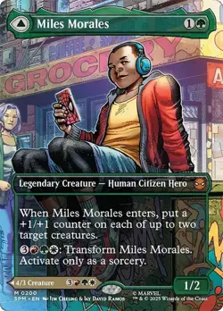 Miles Morales Showcase Marvel's Spider-Man NM MTG - Image 1